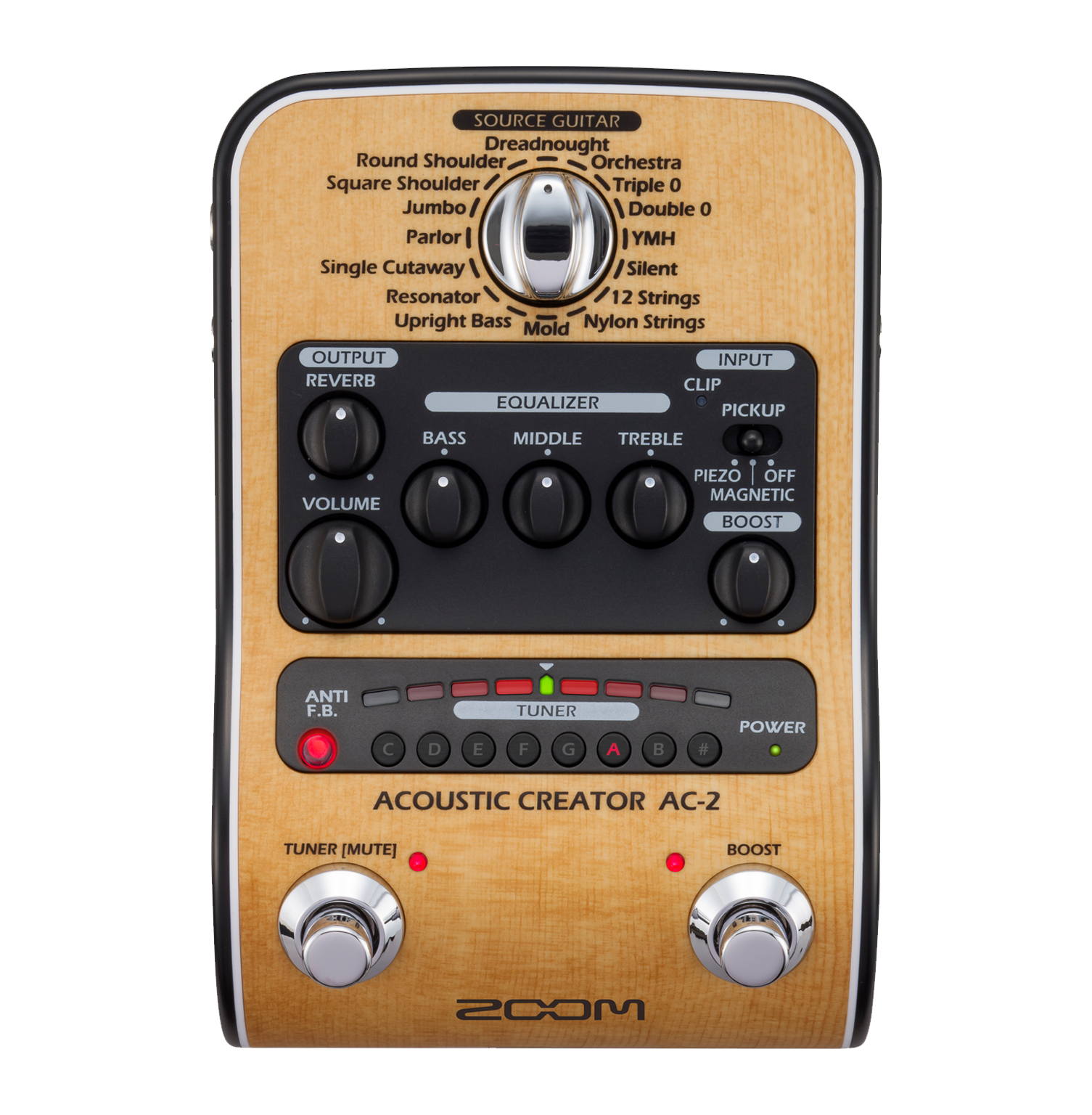 Zoom AC-2 (アダプター付き) ZOOM ( ズーム ) AC-2 Acoustic Creator アコースティックギター
