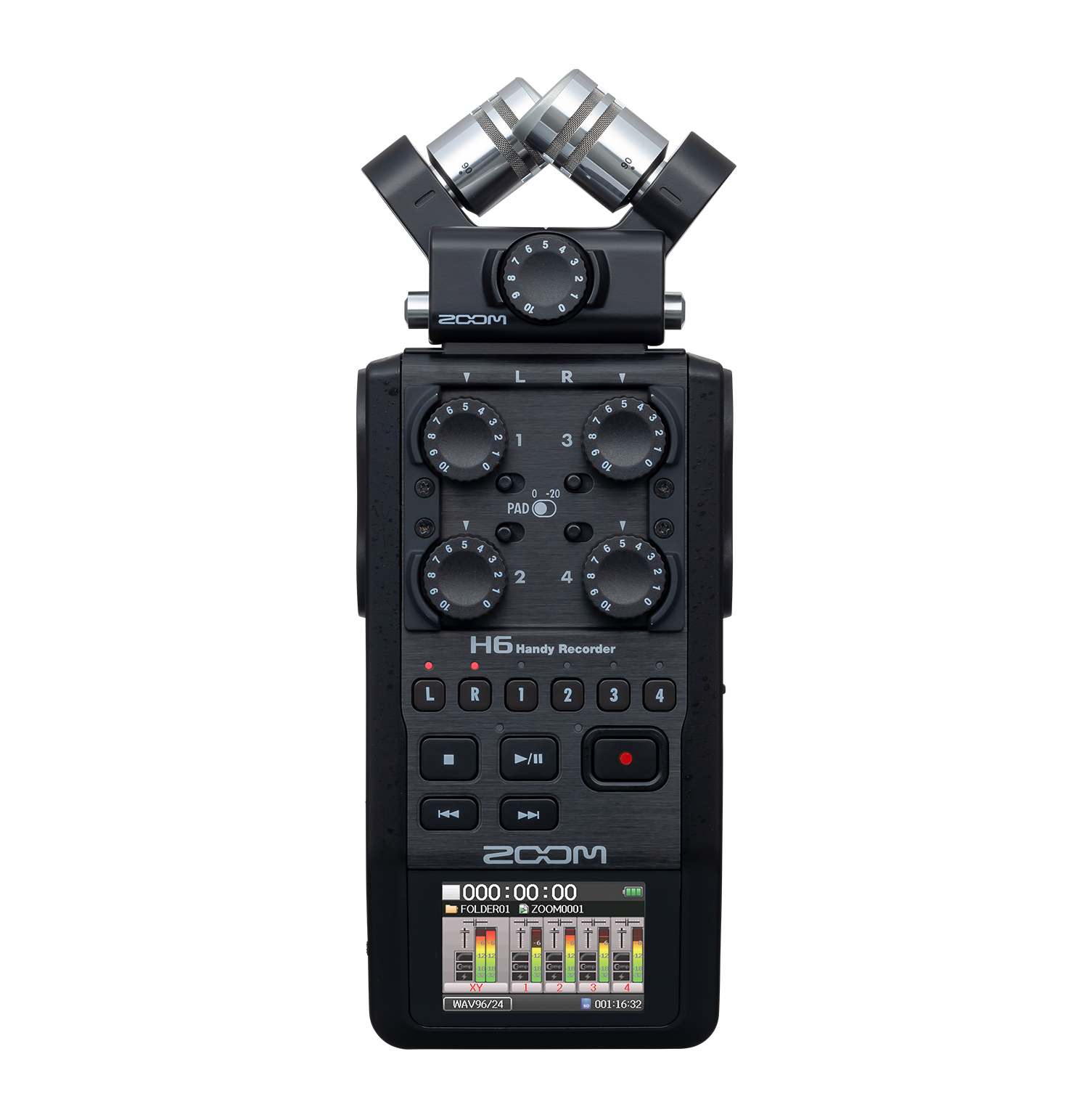 Amazon.com: Zoom H6 All Black 6-Track Portable Recorder