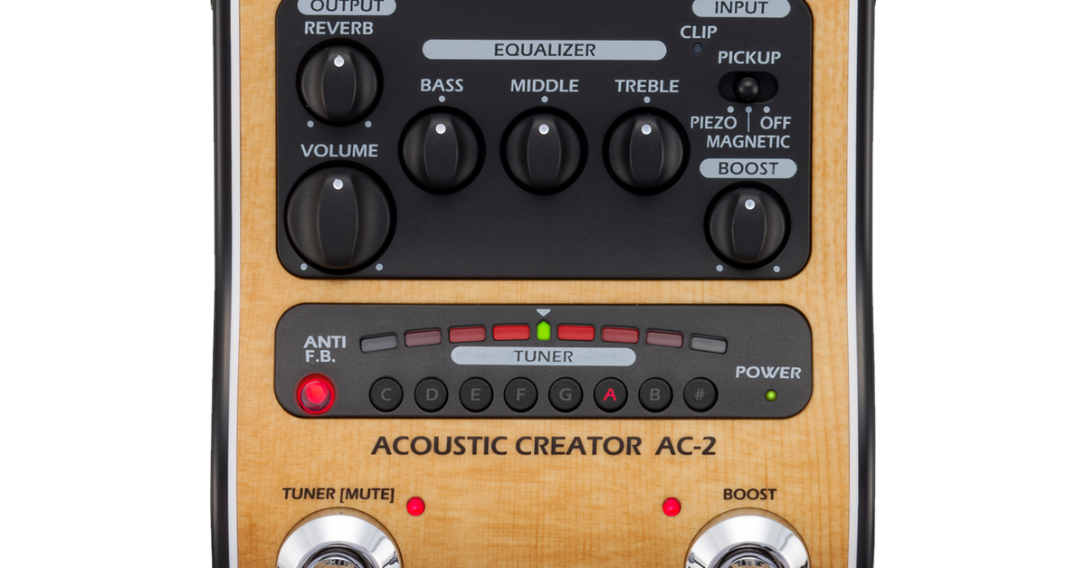 AC-2 Acoustic Pedal | Buy Now | ZOOM