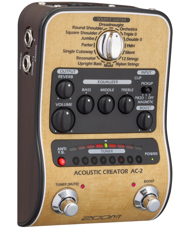 ZOOM アコースティッククリエイター AC-2 AC-2 Acoustic Pedal | Buy Now | ZOOM
