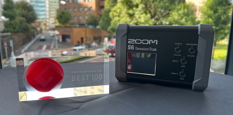 S6 SessionTrak with GOOD DESIGN AWARD 2023 BEST 100ロゴ