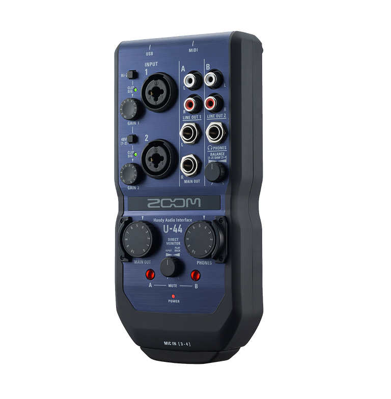 U-44 Handy Audio Interface | ZOOM