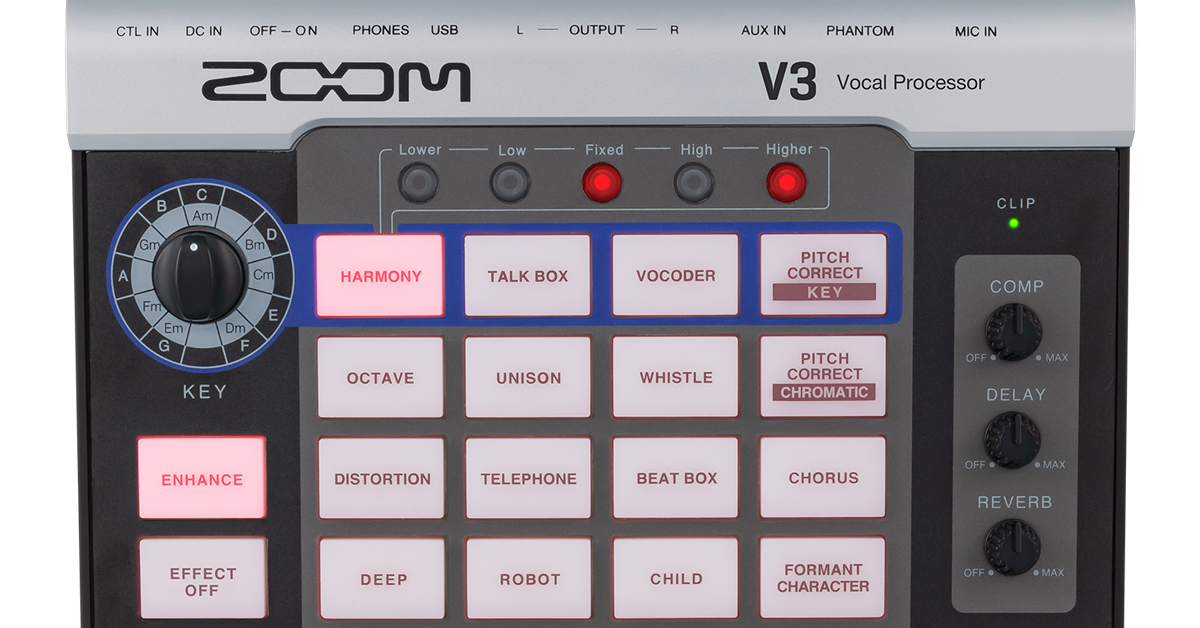 V3 Vocal Processor | ZOOM