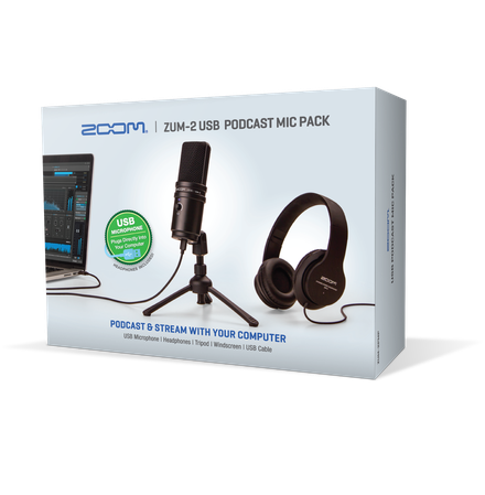 ZUM-2PMP USB Podcast Mic Pack