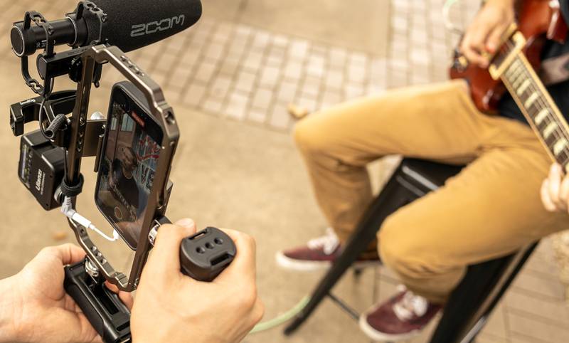 ZSG-1 being used to record a musician